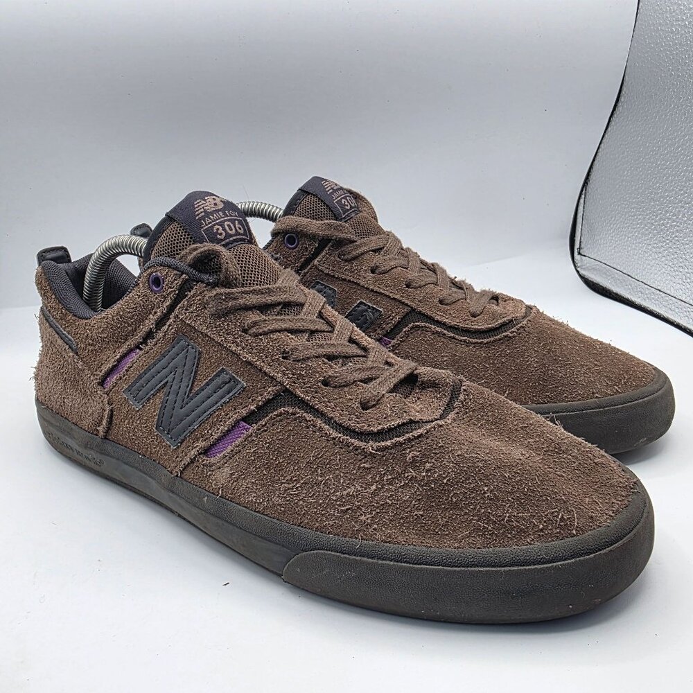 New Balance Jamie Foy x Numeric 306 Mens Size 10.5 Brown Purple Sneaker Shoes